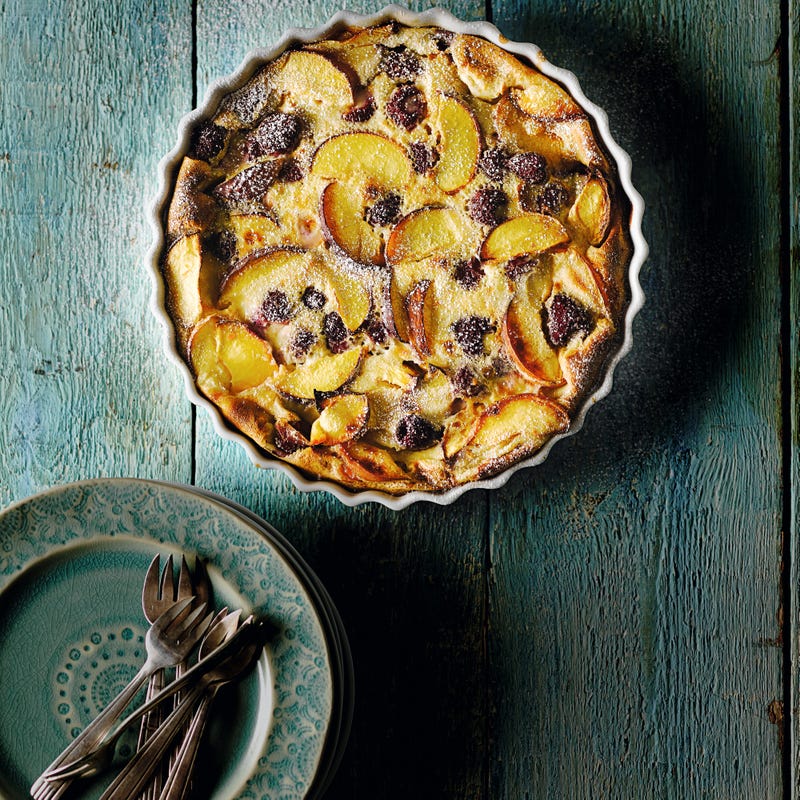 Photo de/du Clafoutis façon pêche Melba par WW