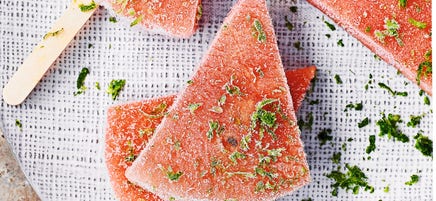 Bâtonnets glacés à la pastèque