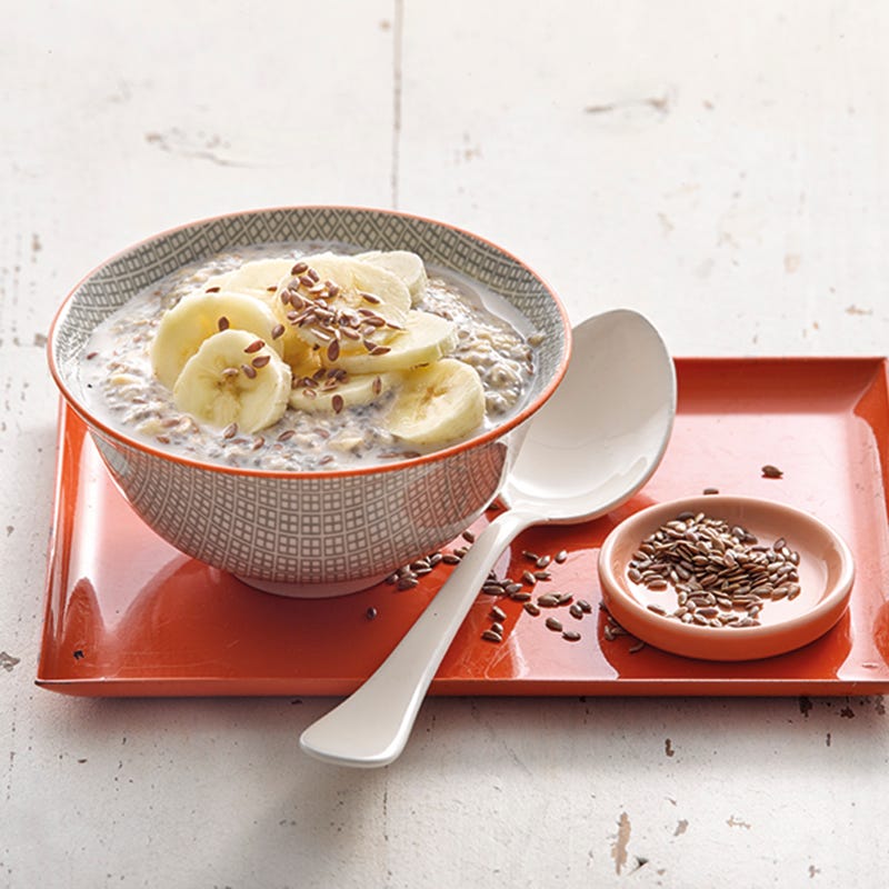 Foto van Havermout met banaan en chiazaad door WW