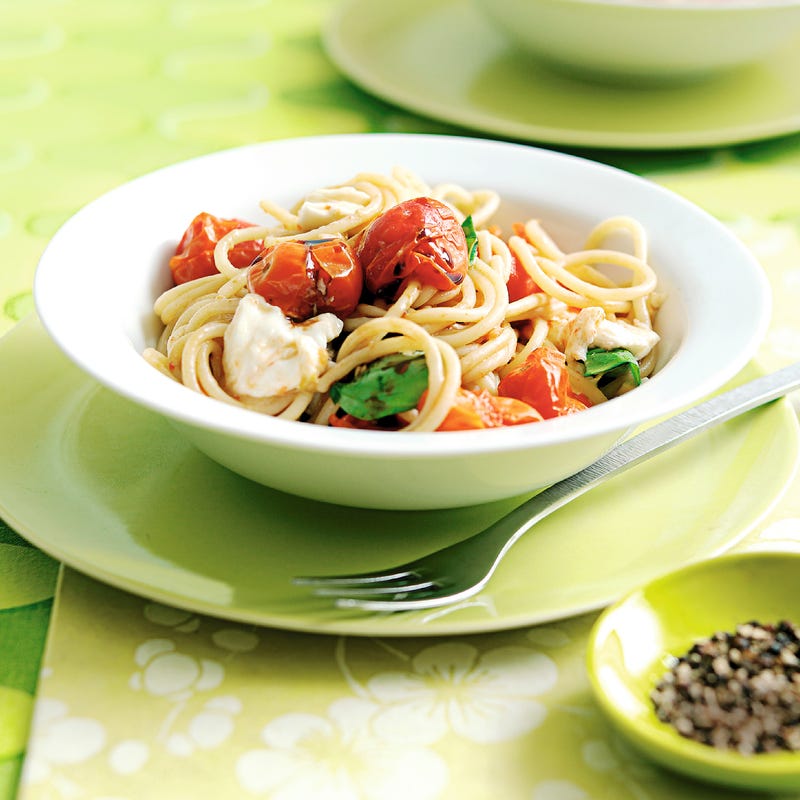 Photo de/du Spaghettis aux tomates rôties par WW