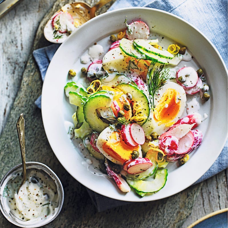 Photo de/du Salade concombre-radis par WW