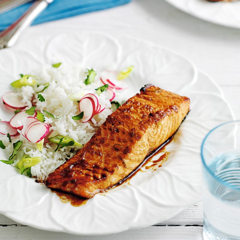 Photo de/du Saumon grillé au miel par WW