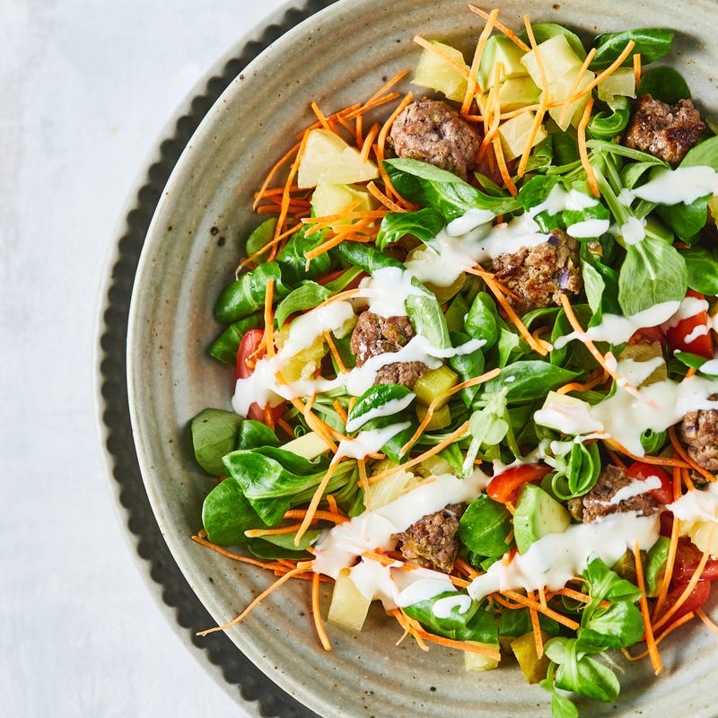 Foto van Miljuschka's gehaktsalade Hawaii door WW