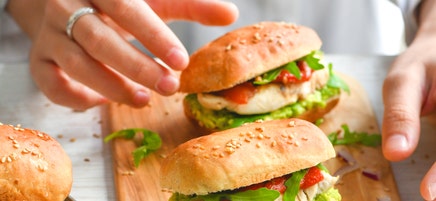 Petits pains à Hamburgers