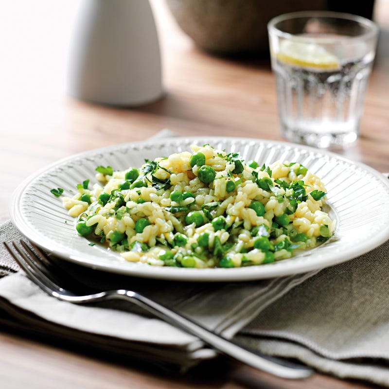 Photo de/du Risotto petits pois persil par WW