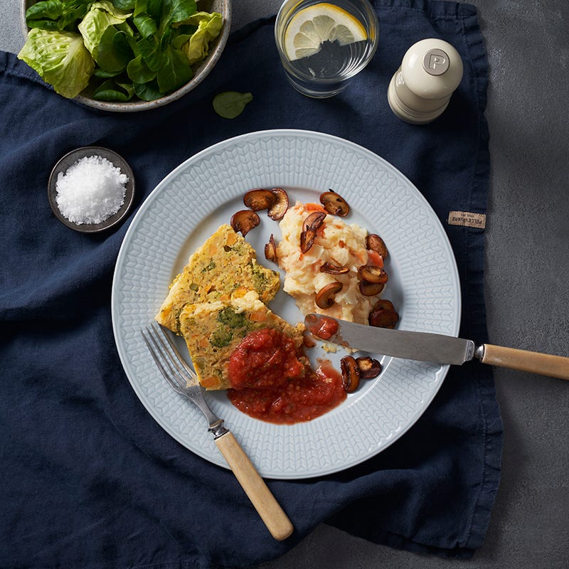 ViktVäktarna - Linslimpa med rotfruktsstomp och tomatsås