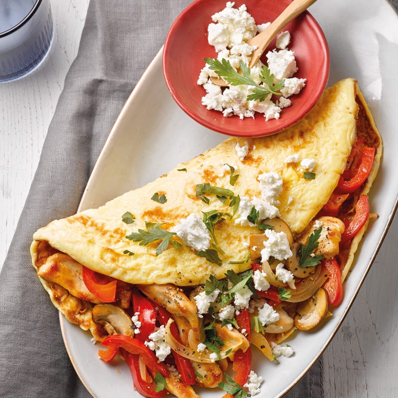 Foto van Omelet met gyros en feta door WW