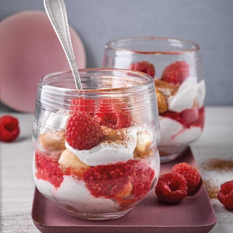 Foto van Tiramisu met frambozen en skyr door WW