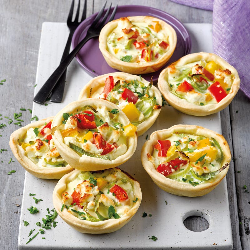 Foto van Miniquiches met feta door WW