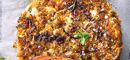Grünkernpatty mit Quark