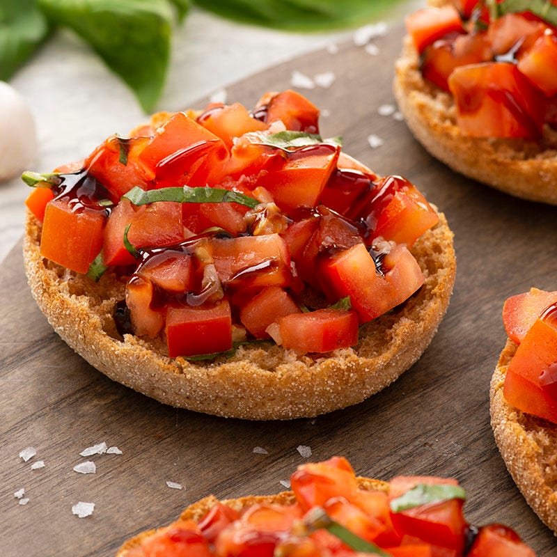 Photo de Bruschetta sur muffin anglais par WW