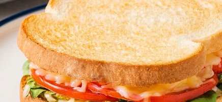 Baked caprese sandwich
