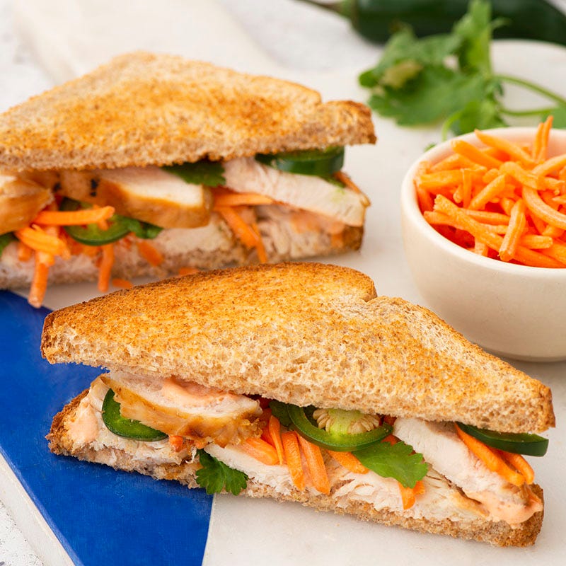 Photo of Vietnamese chicken salad sandwich by WW