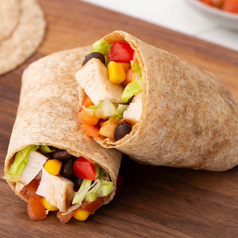 Photo of Southwest chicken wrap by WW