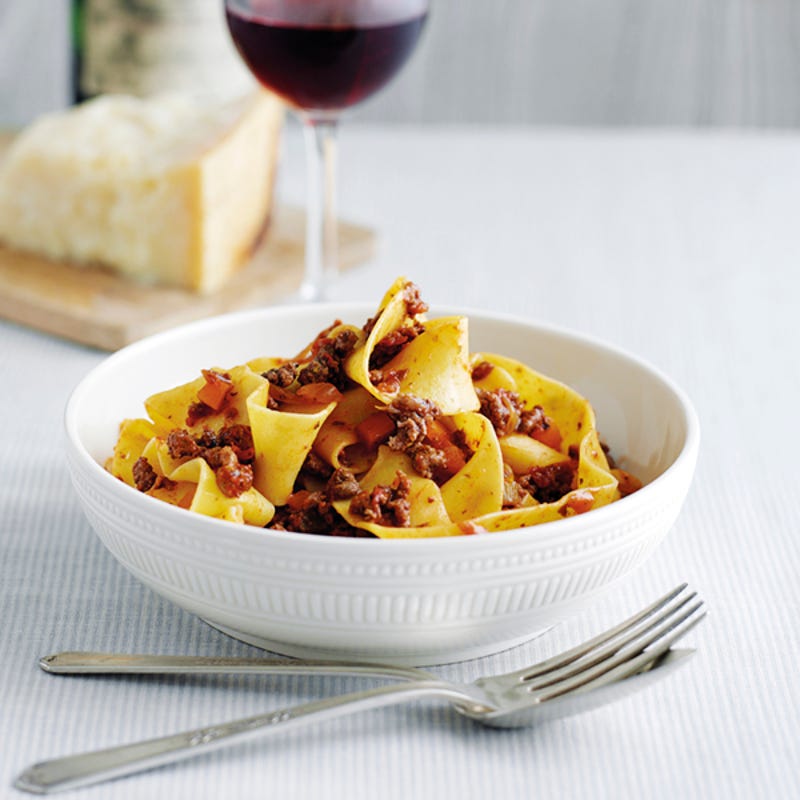 Photo de/du Pappardelles à la bolognaise par WW