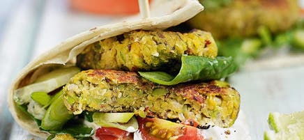 Wraps de falafel