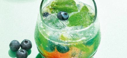 Mojito aux myrtilles
