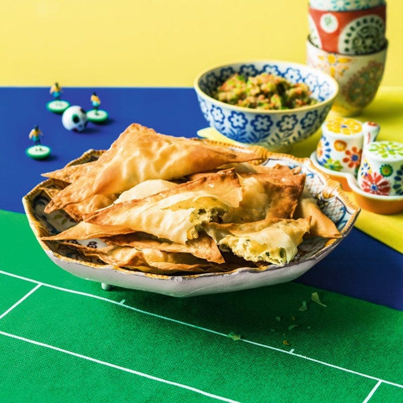 Photo de/du Empanadas et salsa par WW