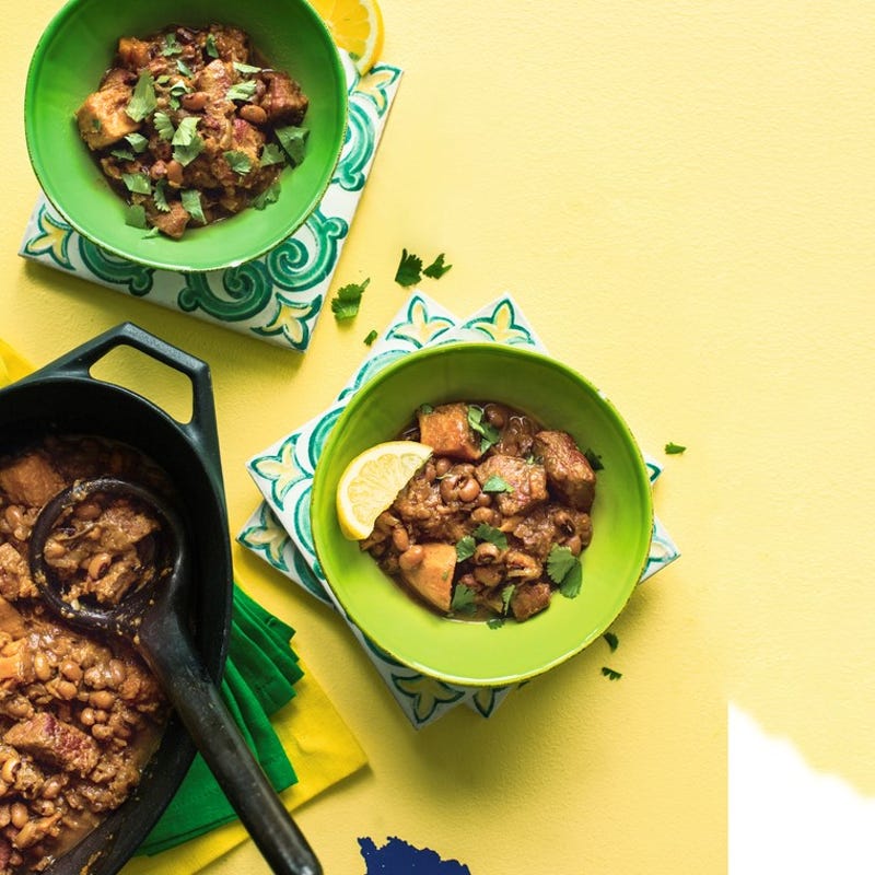 Photo de/du Feijoada au porc et patate douce par WW