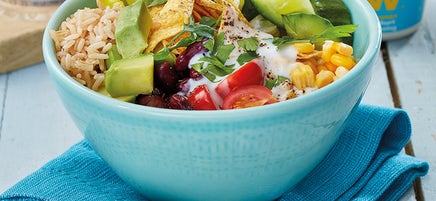 Bunte Mexiko-Bowl