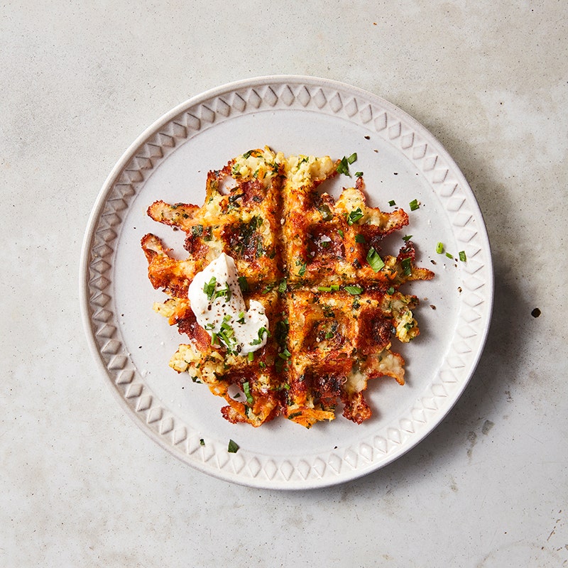 ViktVäktarna - Blomkålsvåfflor med mozzarella
