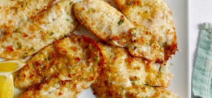 Filets de poisson en croûte de pomme de terre à la friteuse à convection