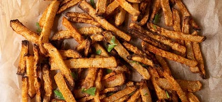Frites de jicama à la friteuse à convection