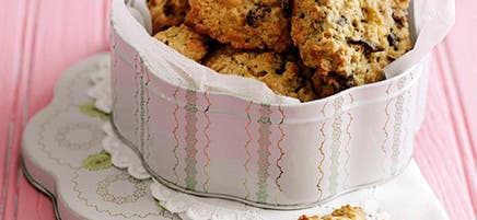 Cookies au chocolat blanc et aux cranberries