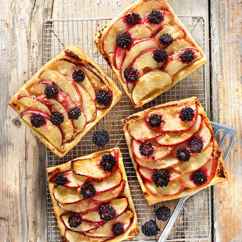 Tartelettes pommes mûres