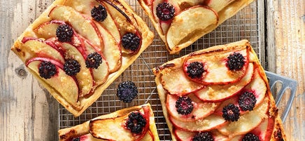 Tartelettes pommes-mûres