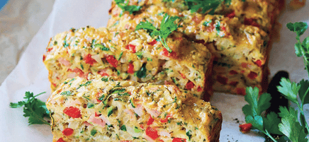 Anna's cheese and bacon breakfast loaf