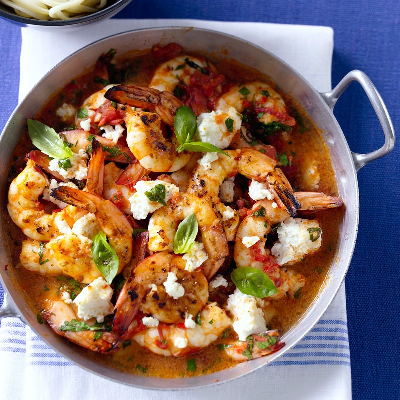Crevetten mit Knoblauch und Chili