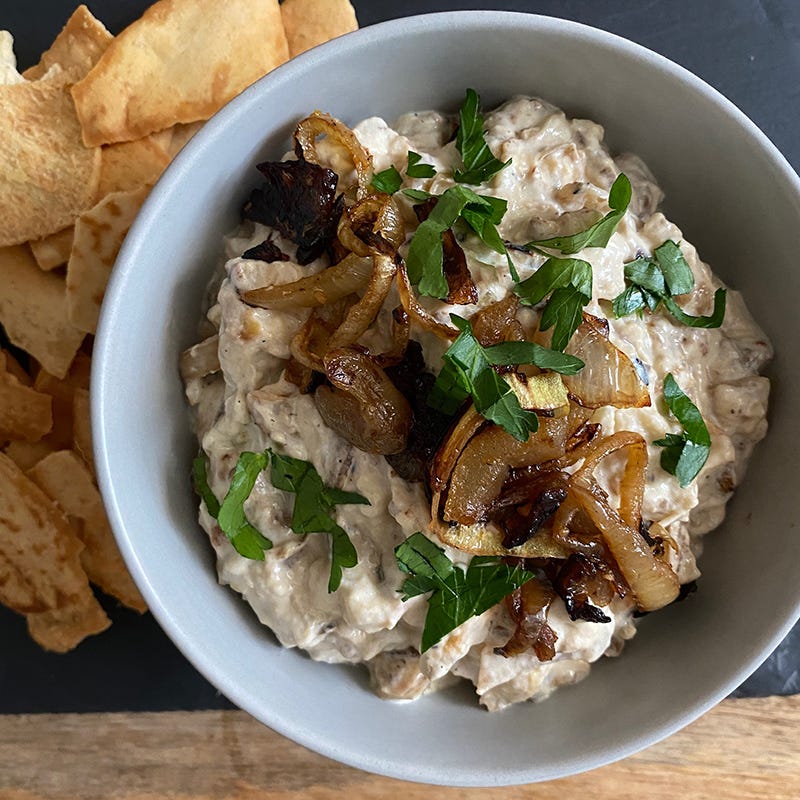 Photo of Caramelized Onion & Eggplant Dip by WW