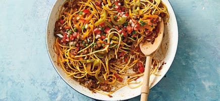 Casserole de pâtes style tacos tout-en-un