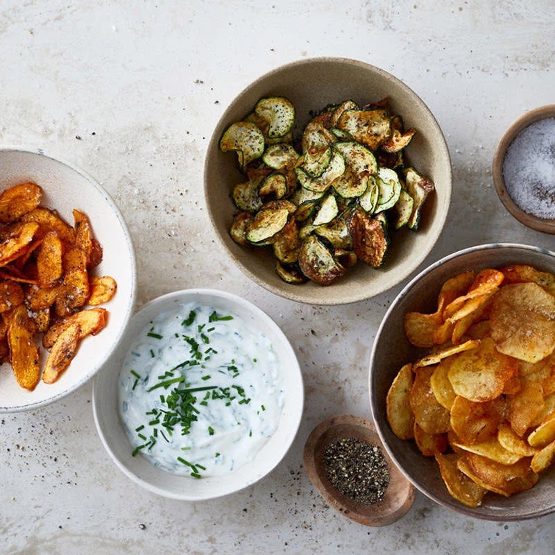 Kartoffel- und Gemüsechips