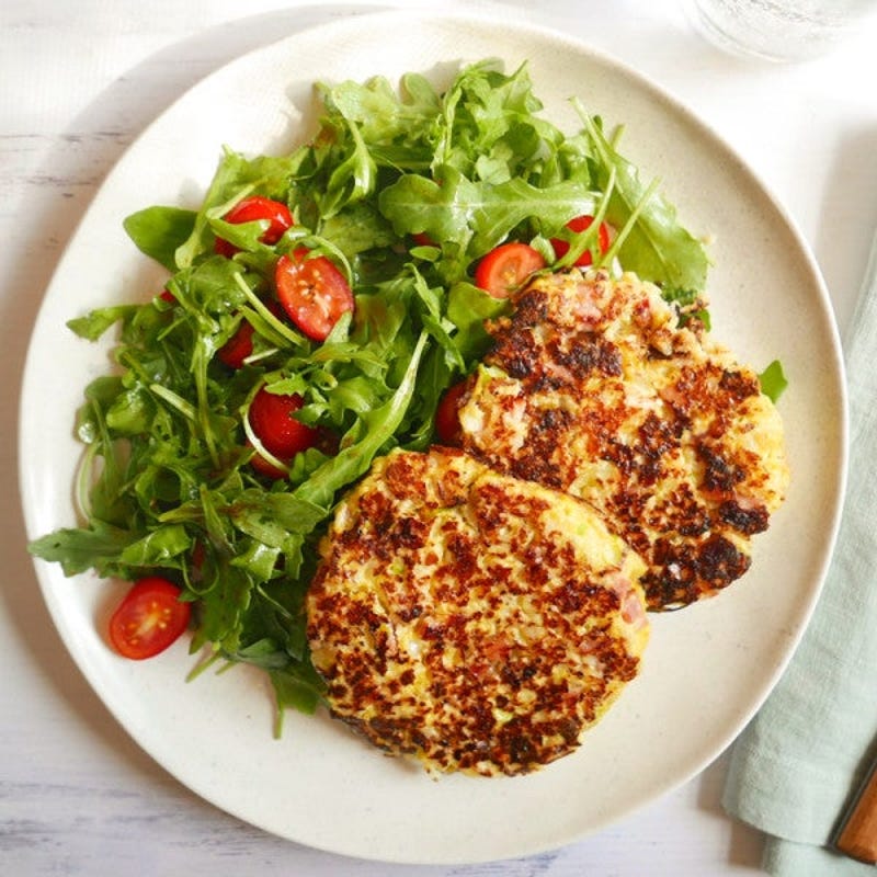Photo de Galettes de choux-fleurs au jambon par WW