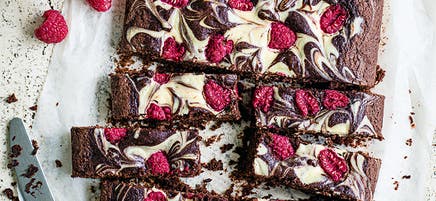 Cheesecake swirl brownies