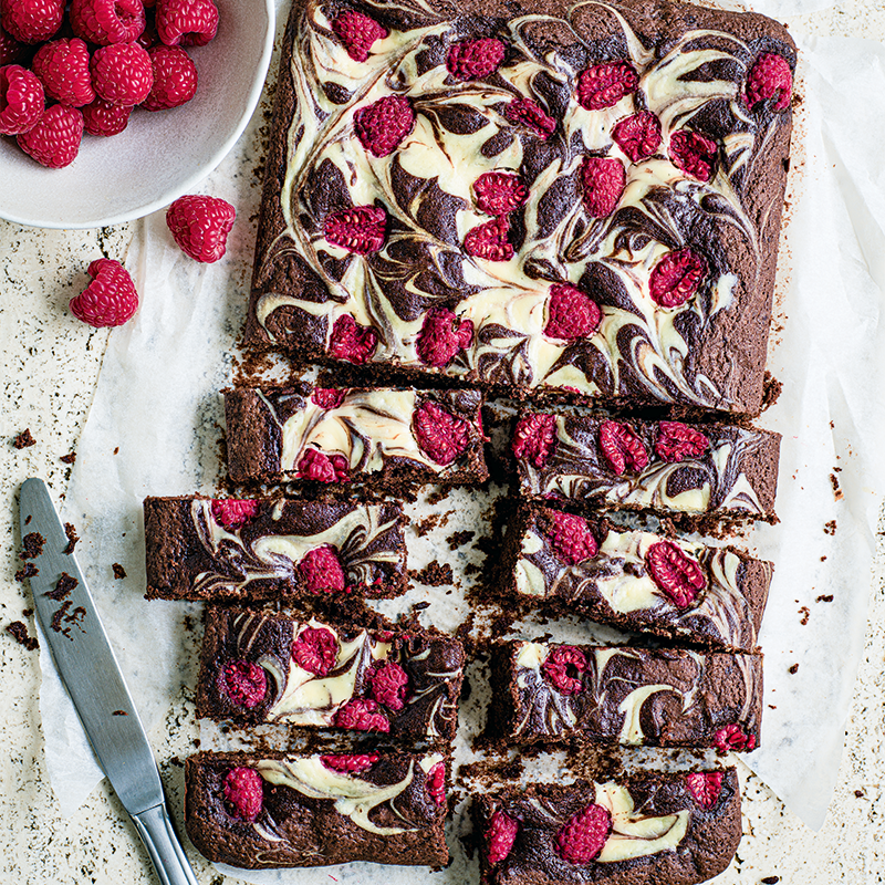 Cheesecake swirl brownies