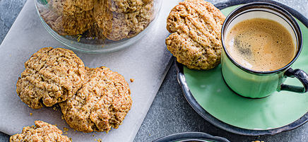 Ginger and oat biscuits