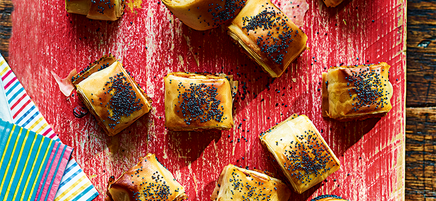 Sweet potato and chickpea rolls