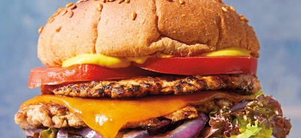 Turkey smash burgers