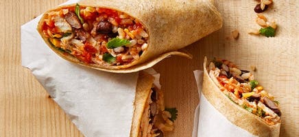 Burritos au poulet rapides