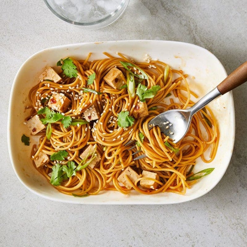 Photo de Nouilles froides au sésame et au tofu par WW