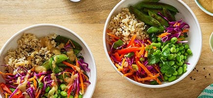 Veggie Brown Rice Bowls