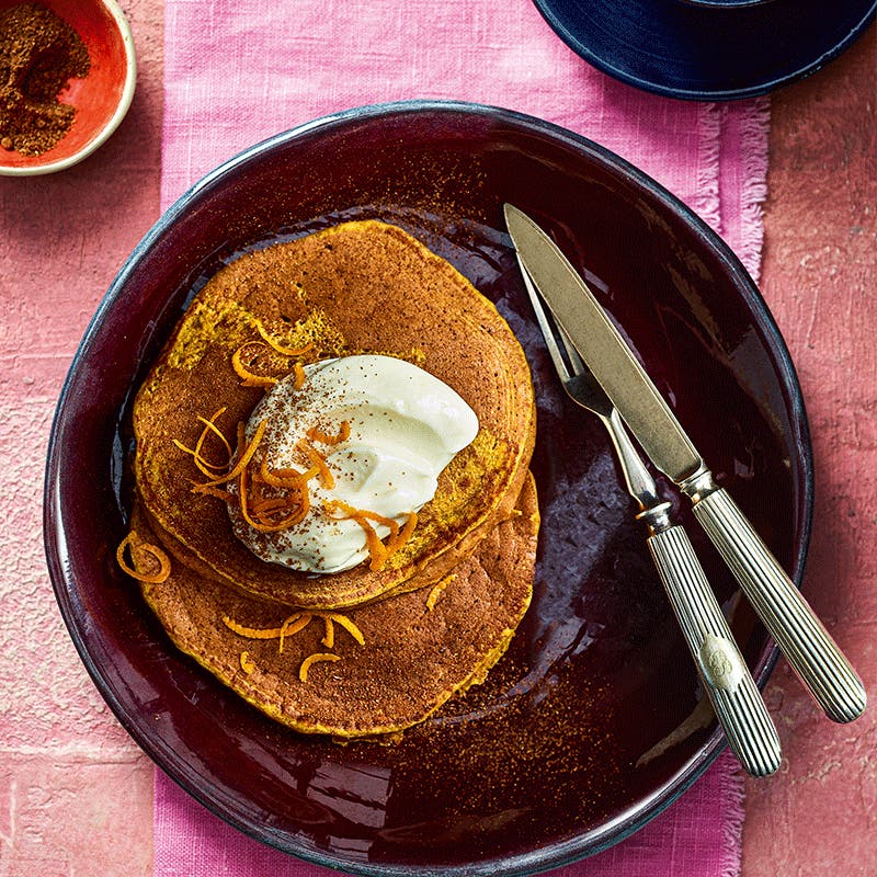 Pumpkin pie pancakes