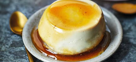 Crème caramel med kardemumma