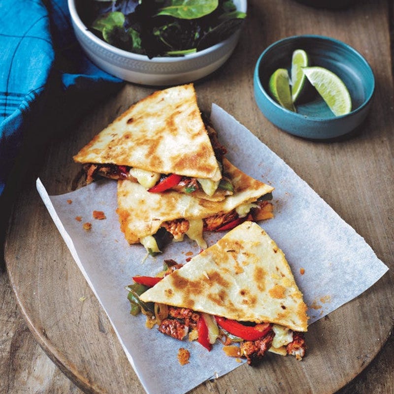 Foto van Quesadilla's met kalkoenfilet en paprika door WW