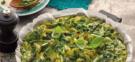 Groene ovenfrittata