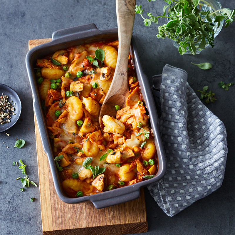 Gnocchi tuna bake