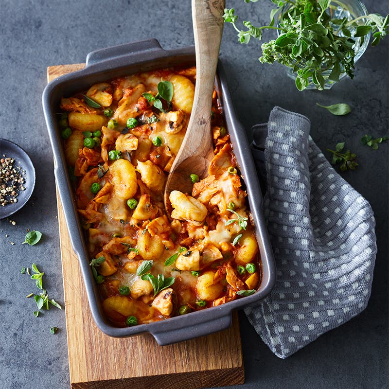 Gnocchi tuna bake